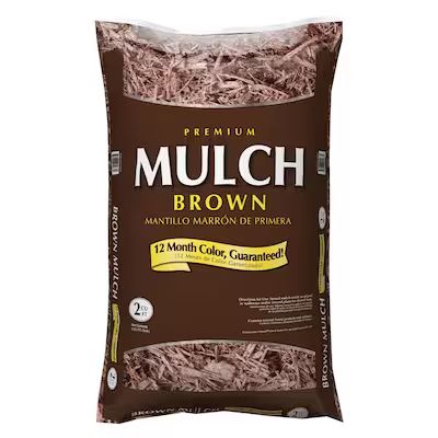 Premium 2-cu ft Dark Brown Hardwood Mulch | Lowe's