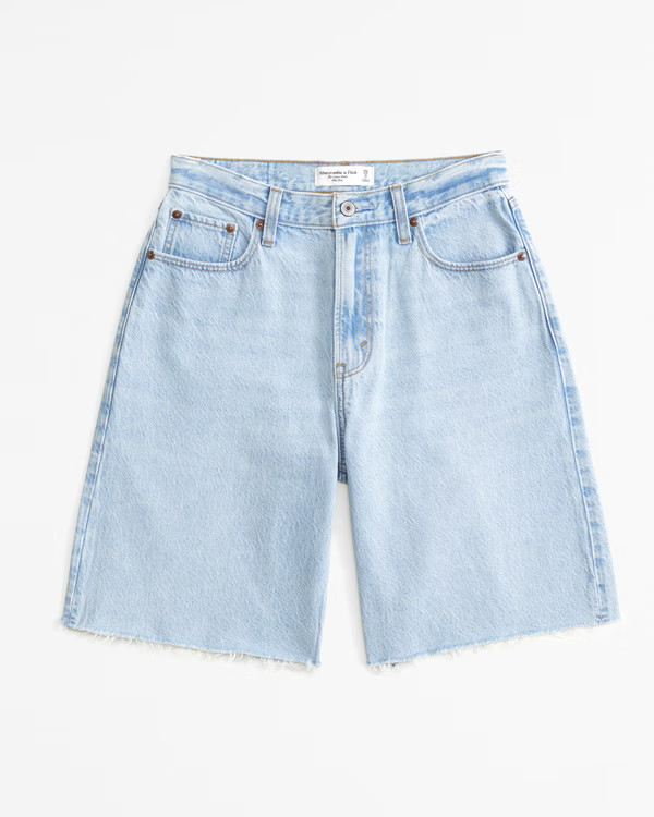 Women's Mid Rise 10" Loose Short | Women's Bottoms | Abercrombie.com | Abercrombie & Fitch (US)