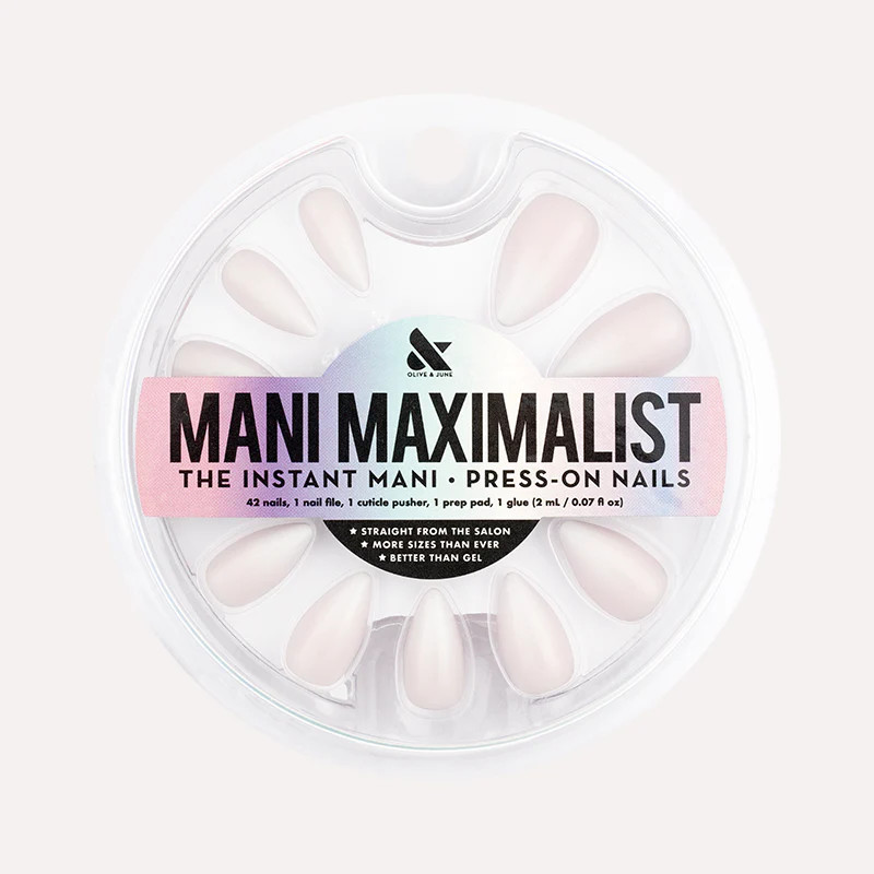 Strawberry Gradient - Press-On | Medium | Stiletto | Olive & June