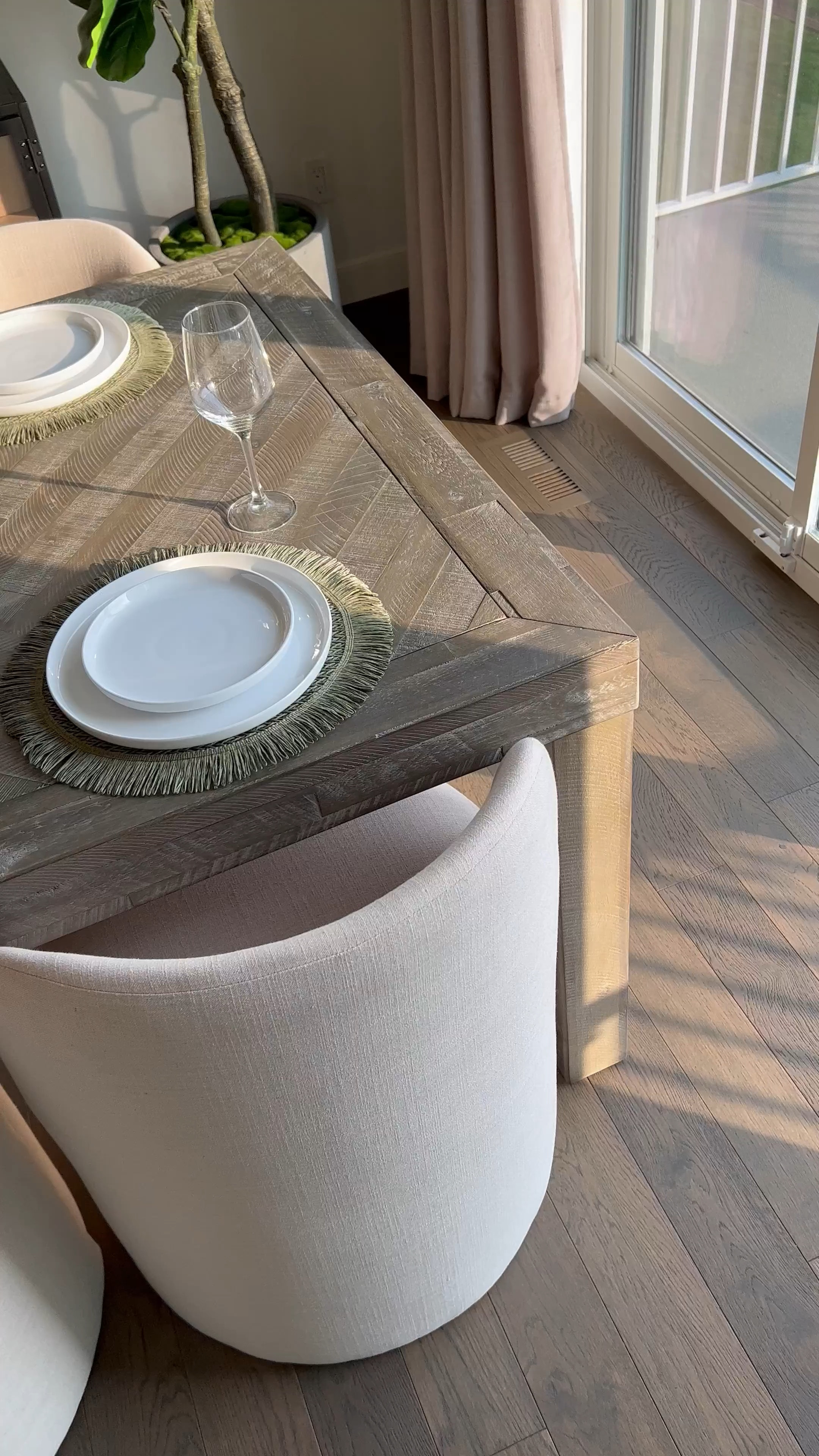 Hey friend!💕
My dining chair are in the color Linen and you can shop this for whole look below! 🫶🏽

#LTKhome #LTKstyletip #LTKsalealert