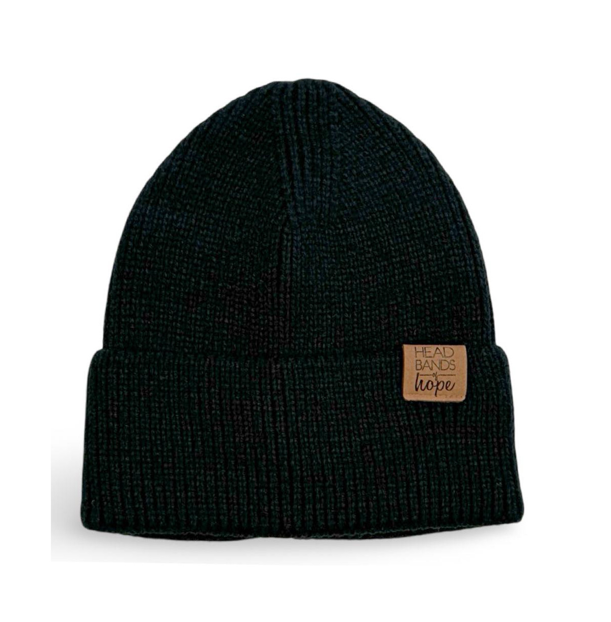 Unisex Ribbed Beanie - Black - Black | Macy's