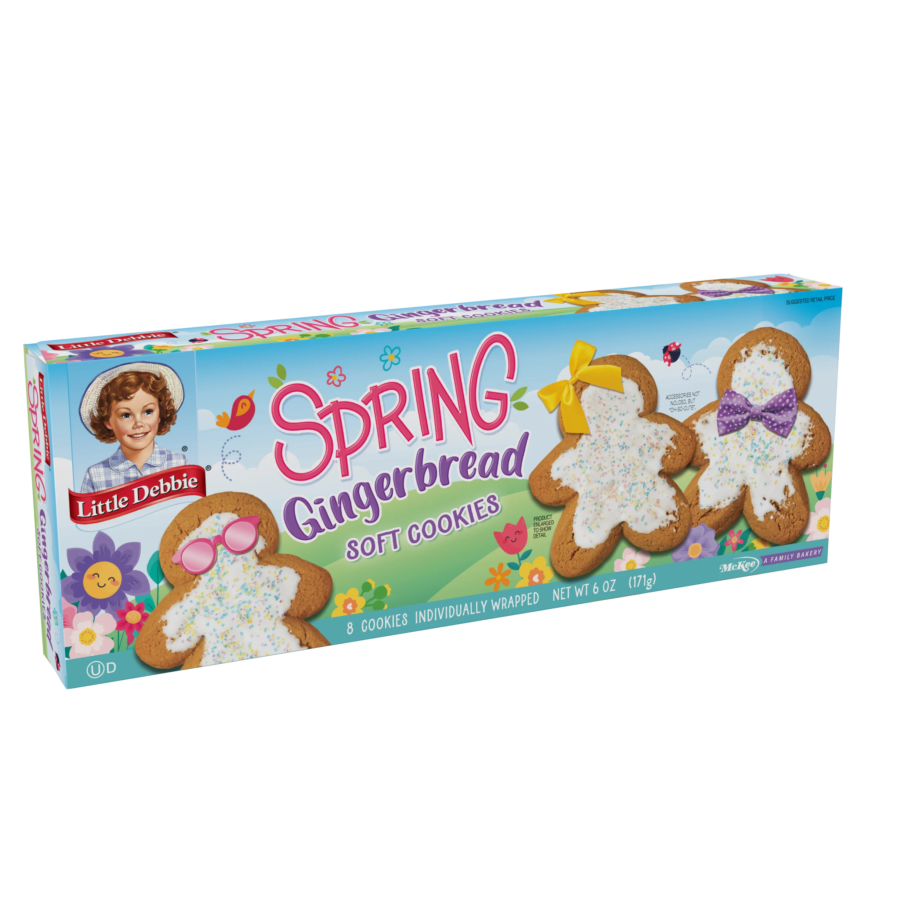 Little Debbie Seasonal Gingerbread Soft Cookies, 6 oz (8 count) | Walmart (US)