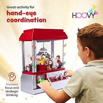 Claw Toy Grabber Mini Arcade Machine with Lights & Sounds - Electronic Claw Toy Grabber Machine, ... | Amazon (US)
