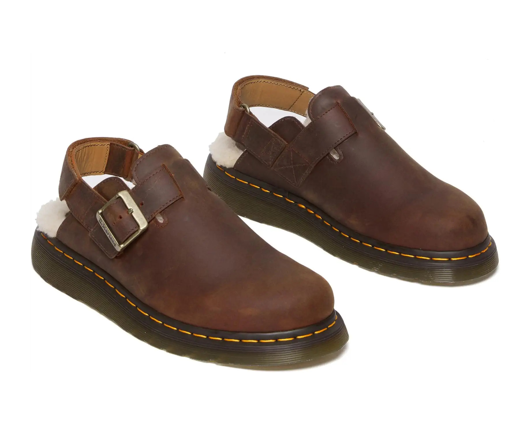 Dr. Martens Jorge II Faux Fur Lined Slingback Mules | Zappos