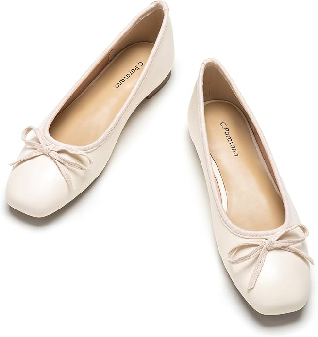 C.Paravano Women's Flats | Ballet Flats for Women | Flat Shoes | Dressy Shoes for Women | Round T... | Amazon (US)