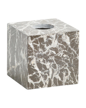 Marble Tissue Box Holder | Bed & Bath | Marshalls | Marshalls
