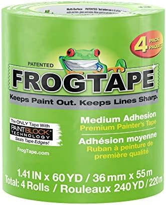 FROGTAPE 240660 Multi-Surface Painter's Tape with PAINTBLOCK, Medium Adhesion, 1.41 Inches x 60 Y... | Amazon (US)