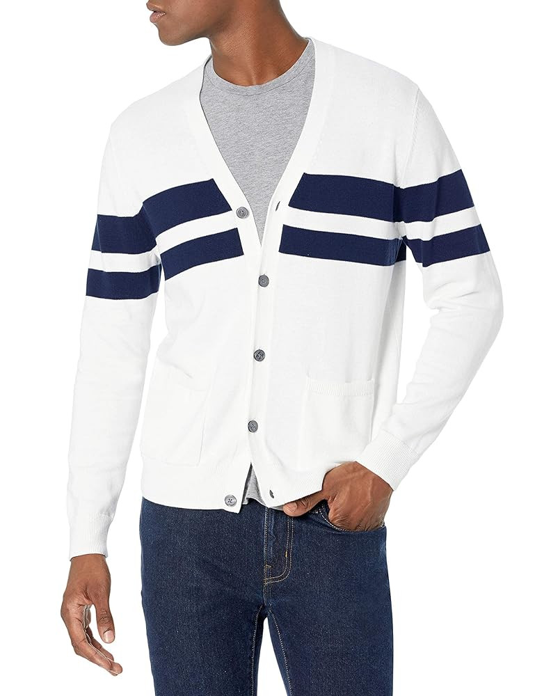Amazon Essentials Men's Cotton Cardigan Sweater | Amazon (US)