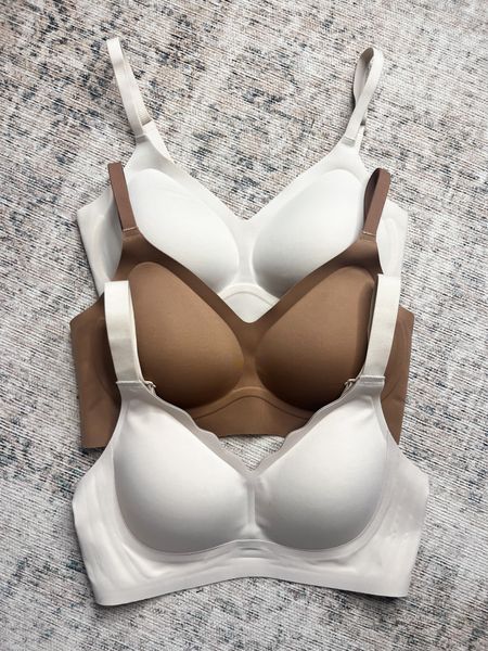 These witefree bras are SO good! You can’t even feel them and they are invisible under clothes. Super soft fabric, soft straps, and a four row hook and eye for extra adjustment. Removable pads. I wear size small and am - 34B 

#LTKFindsUnder50 #LTKOver40 #LTKSaleAlert