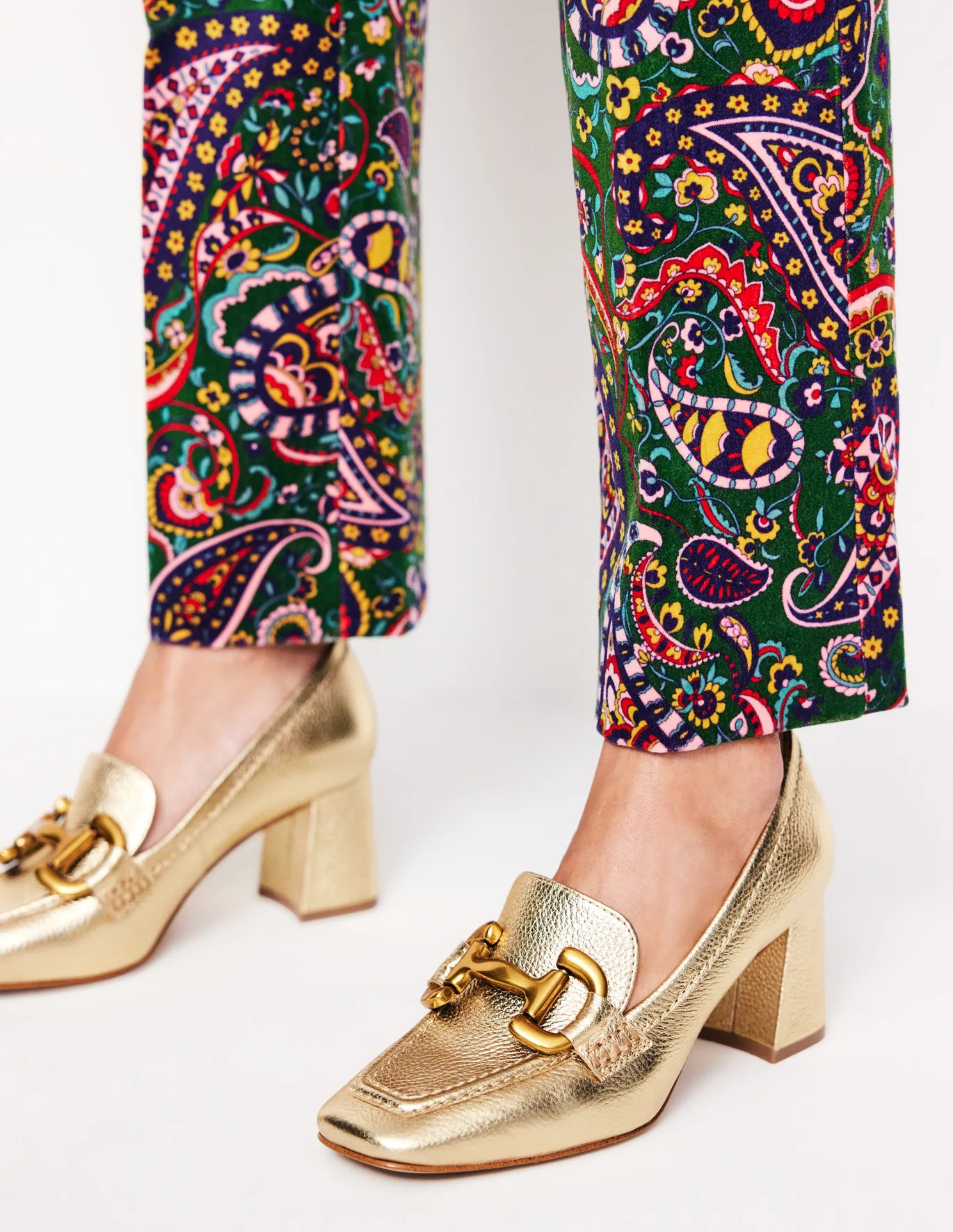 Iris Snaffle Heeled Loafers | Boden UK