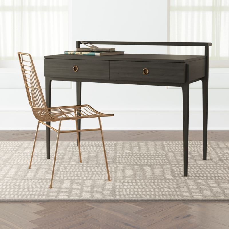 Dark Blue Kids Desk + Reviews | Crate and Barrel | Crate & Barrel