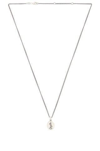 Serge de Nimes Rose Necklace in Silver | FWRD | FWRD 