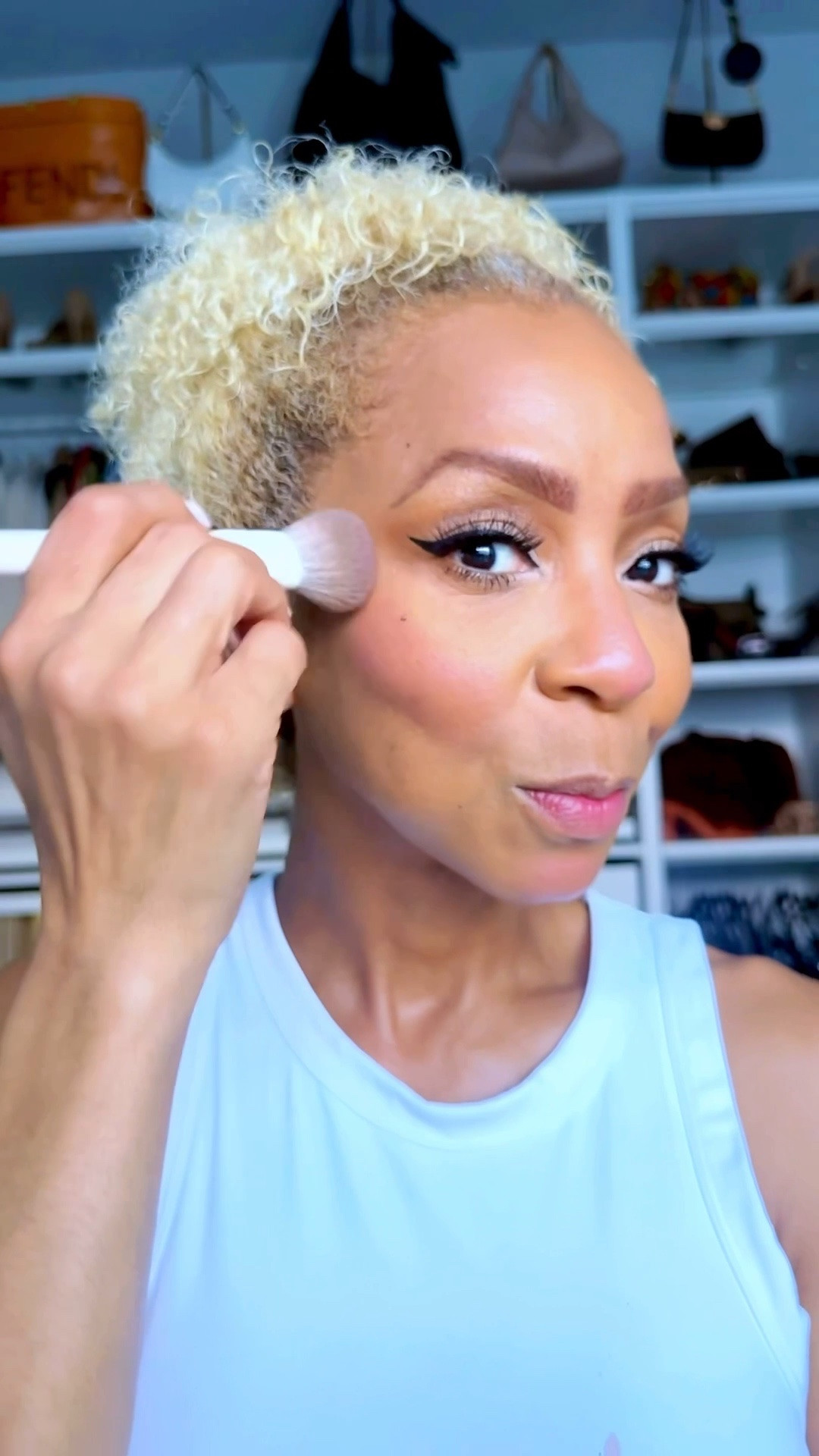 Fresh look spring makeup routine! 
I seek out and prefer clean, cruelty free vegan makeup. Products infused with skincare as well, sign me up! Even though l go through all the steps, I prefer a sheer, light weight, dewy glow for everyday spring makeup look. I recently added
@RareBeauty and @PatMacGrath ( because I  was influenced) They both leave your skin looking and feeling like skin. Absolutely, blew me away❣️🤯😀🙌🏽

#LTKgrwm #LTKOver40 #LTKBeauty