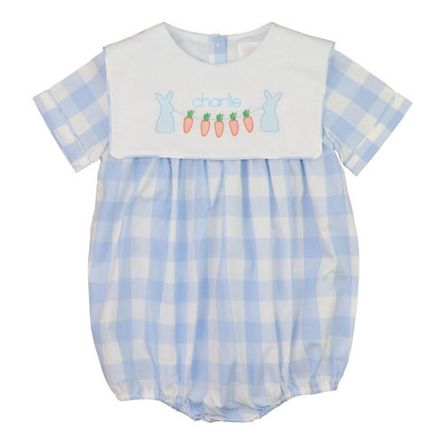 Blue Buffalo Check Bunnies And Carrots Bubble | Cecil and Lou