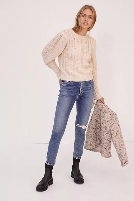 Click for more info about AGOLDE Nico Ultra High-Rise Slim Straight Jeans