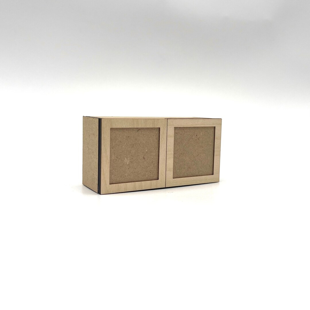 1:12 Scale Upper Double Half Cabinet Shaker - Etsy | Etsy (US)