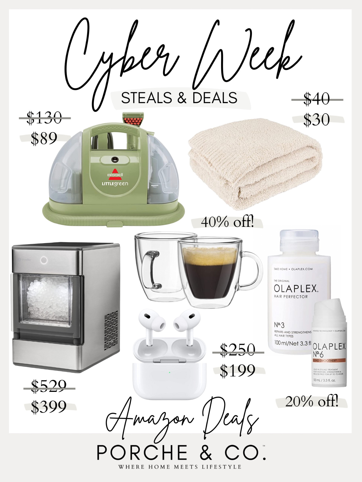 Cyber week, Black Friday deals, Amazon Black Friday sales, sale alert, nugget ice maker, olaplex, throw blanket #amazondeals #blackfriday 

#LTKHoliday #LTKSeasonal #LTKsalealert
