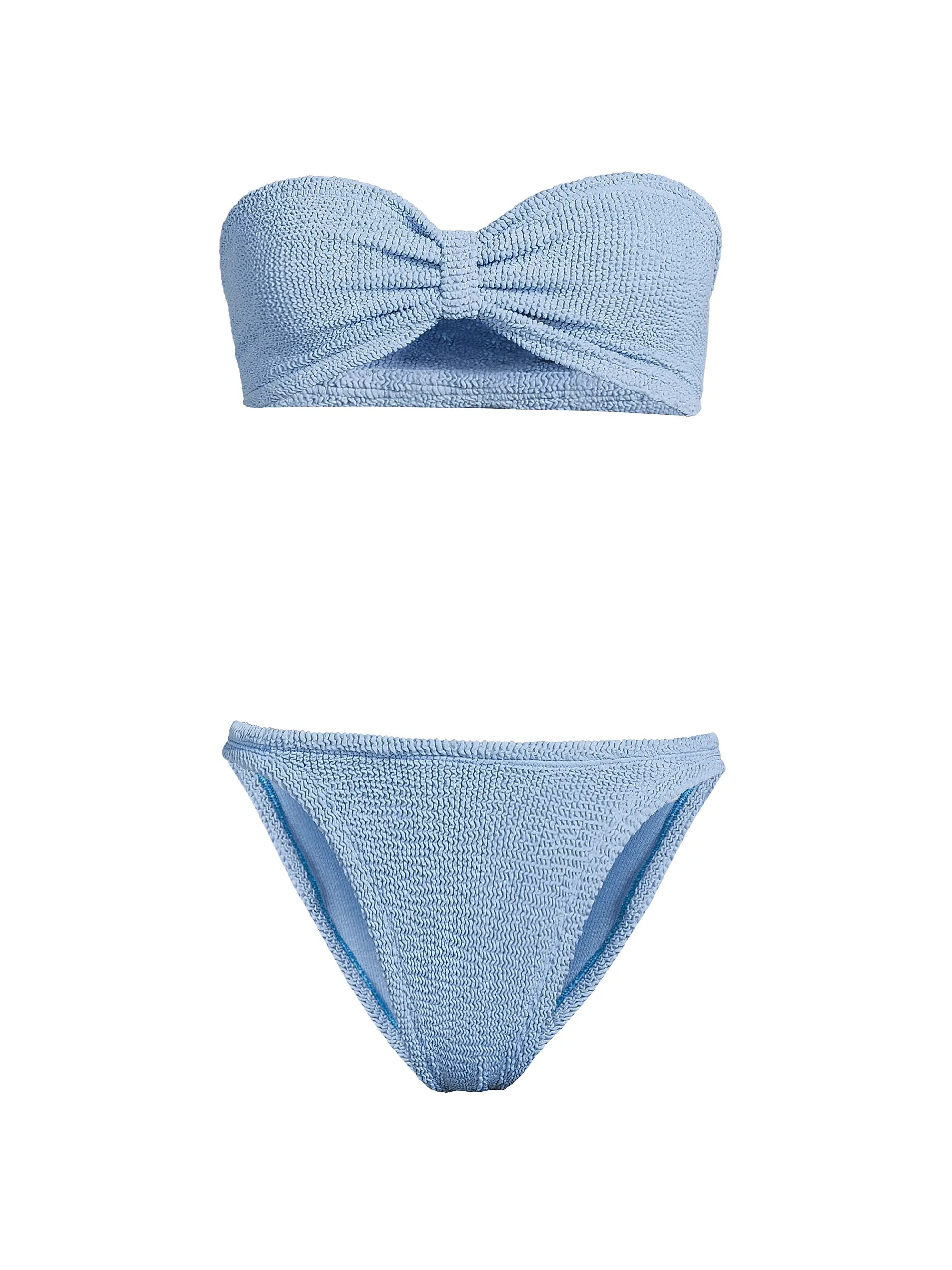 Hunza G Jean Bow Two-Piece Bikini Set | Saks Fifth Avenue | Saks Fifth Avenue