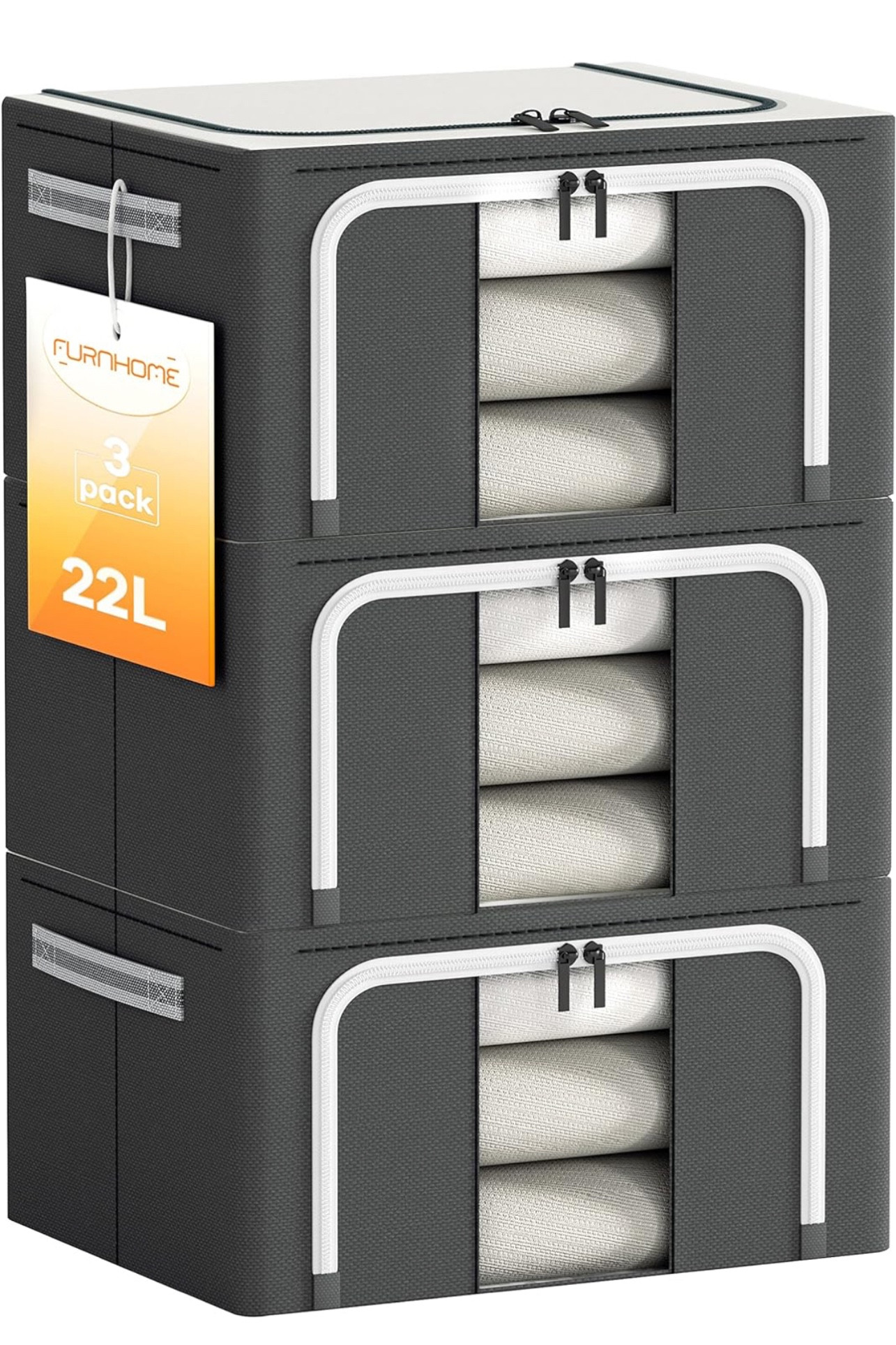 Love me some closet organization. These are just like pic shows, good quality and very sturdy. 

#LTKhome
