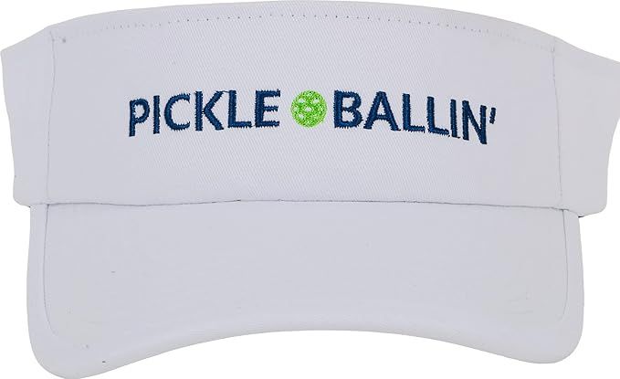 Pickleball Visor | Pickle Ball Hat for Women and Men | Pickleball Gift White | Amazon (US)