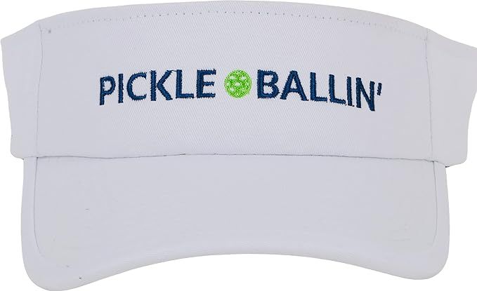 Pickleball Visor | Pickle Ball Hat for Women and Men | Pickleball Gift White | Amazon (US)
