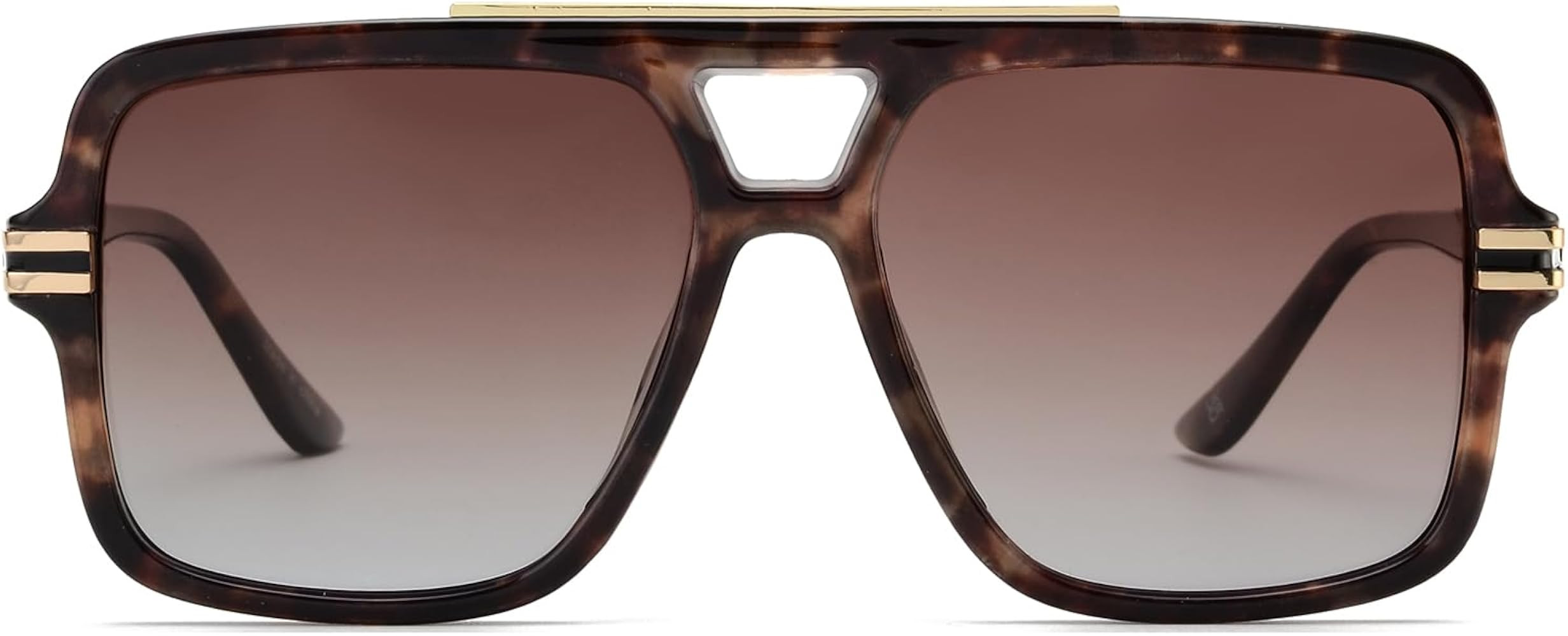 OUWEN Retro Oversized Polarized Square Sunglasses Womens Mens, Trendy Designer Big Rectangle Sun ... | Amazon (US)