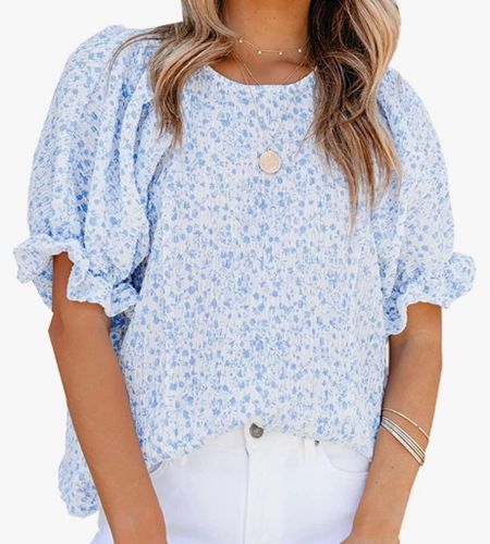 I love this puff sleeve blouse! This is adorable to wear professionally or for a summer outfit! 

#LTKstyletip #LTKworkwear #LTKunder50