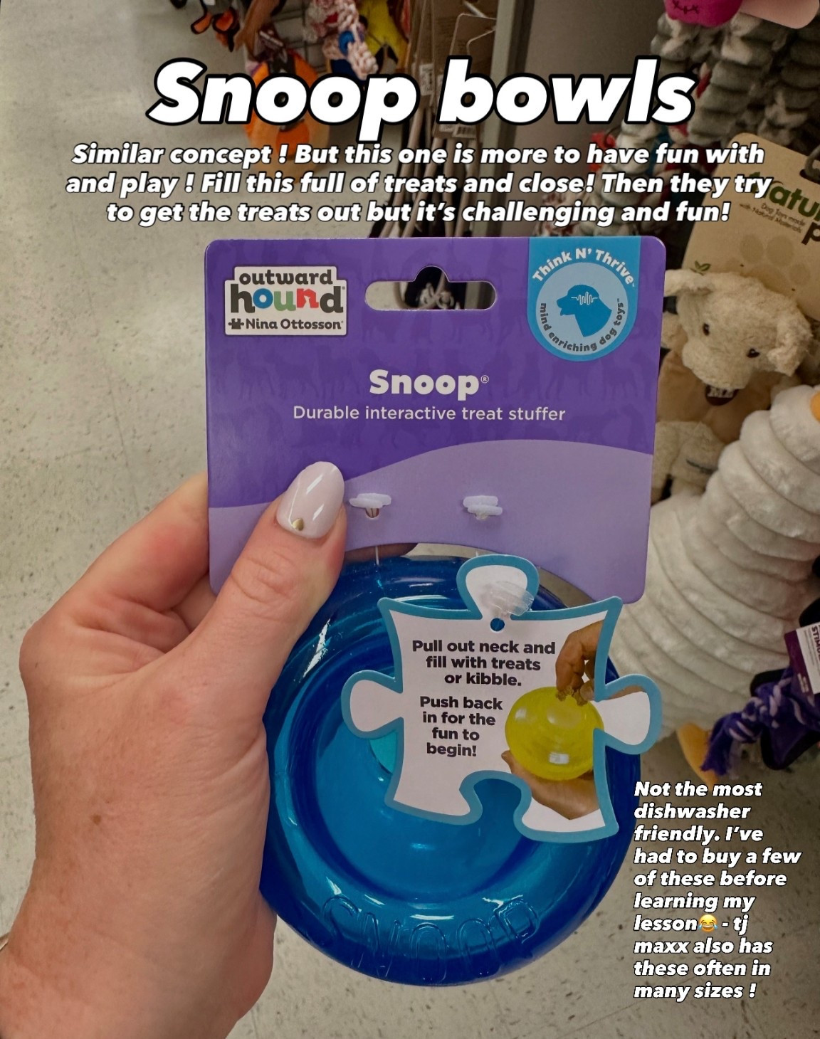 Snoop bowls are Bentleys favorite ! Keeps him busy !



#LTKPets