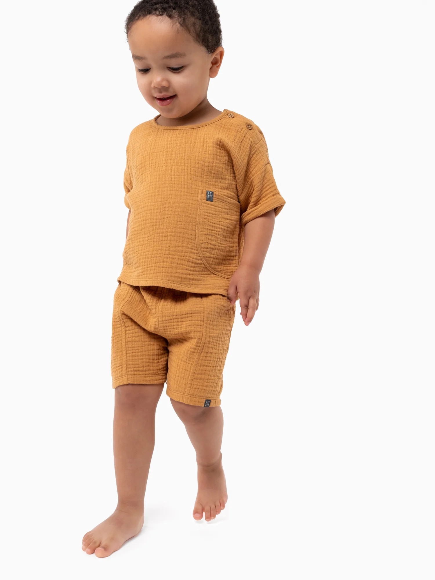 Modern Moments by Gerber Toddler Boy Casual Cotton Gauze Outfit Set, Sizes 12M-5T | Walmart (US)