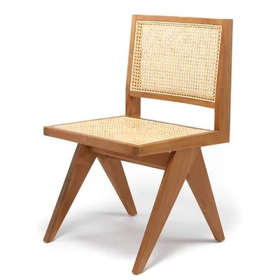 Solid Wood Side Chair Dakota Fields Color: Teak | Wayfair North America