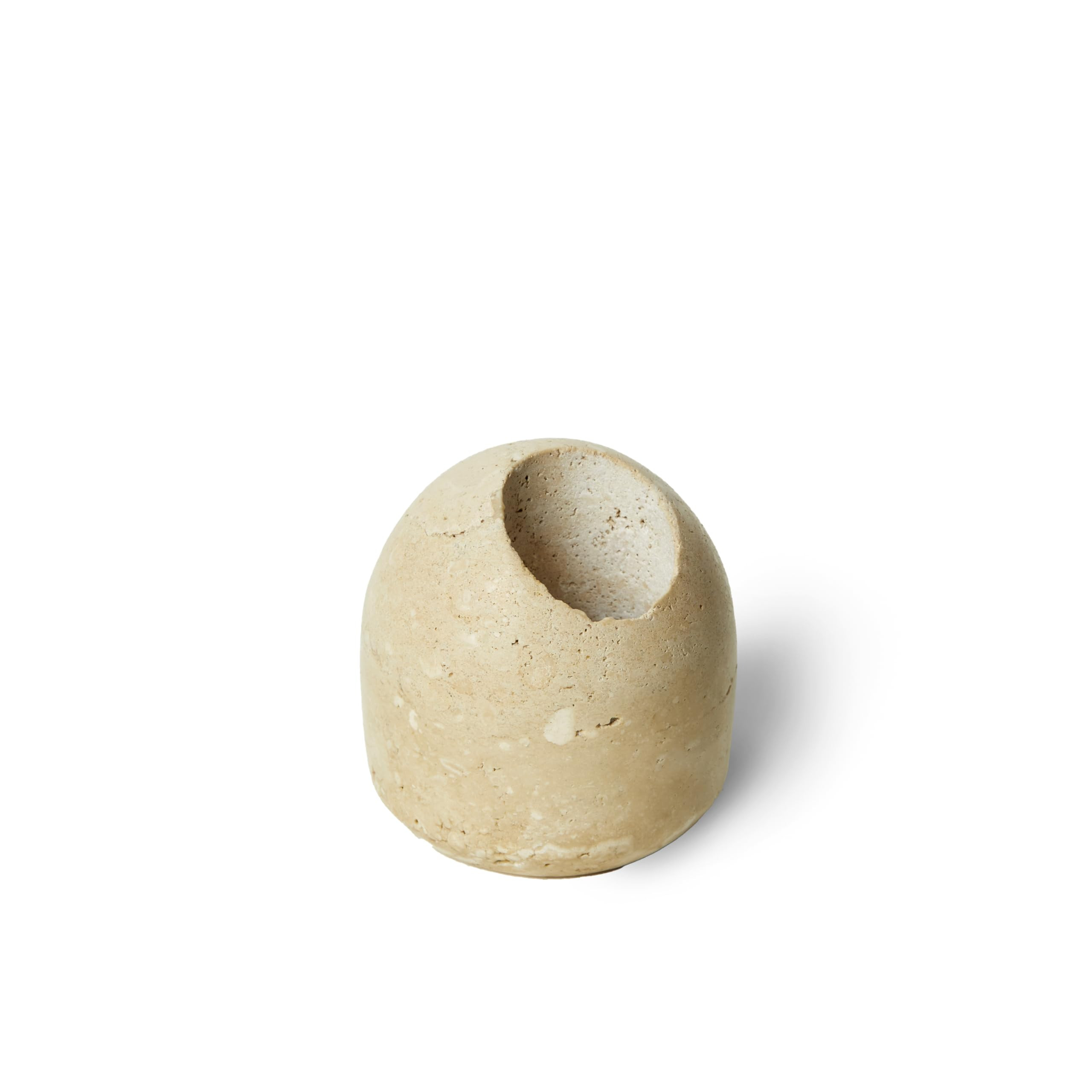 100% Travertine Toothpick Holder | Match Holder | Cute Beige Match Jar | Matches Box for Candles ... | Amazon (US)