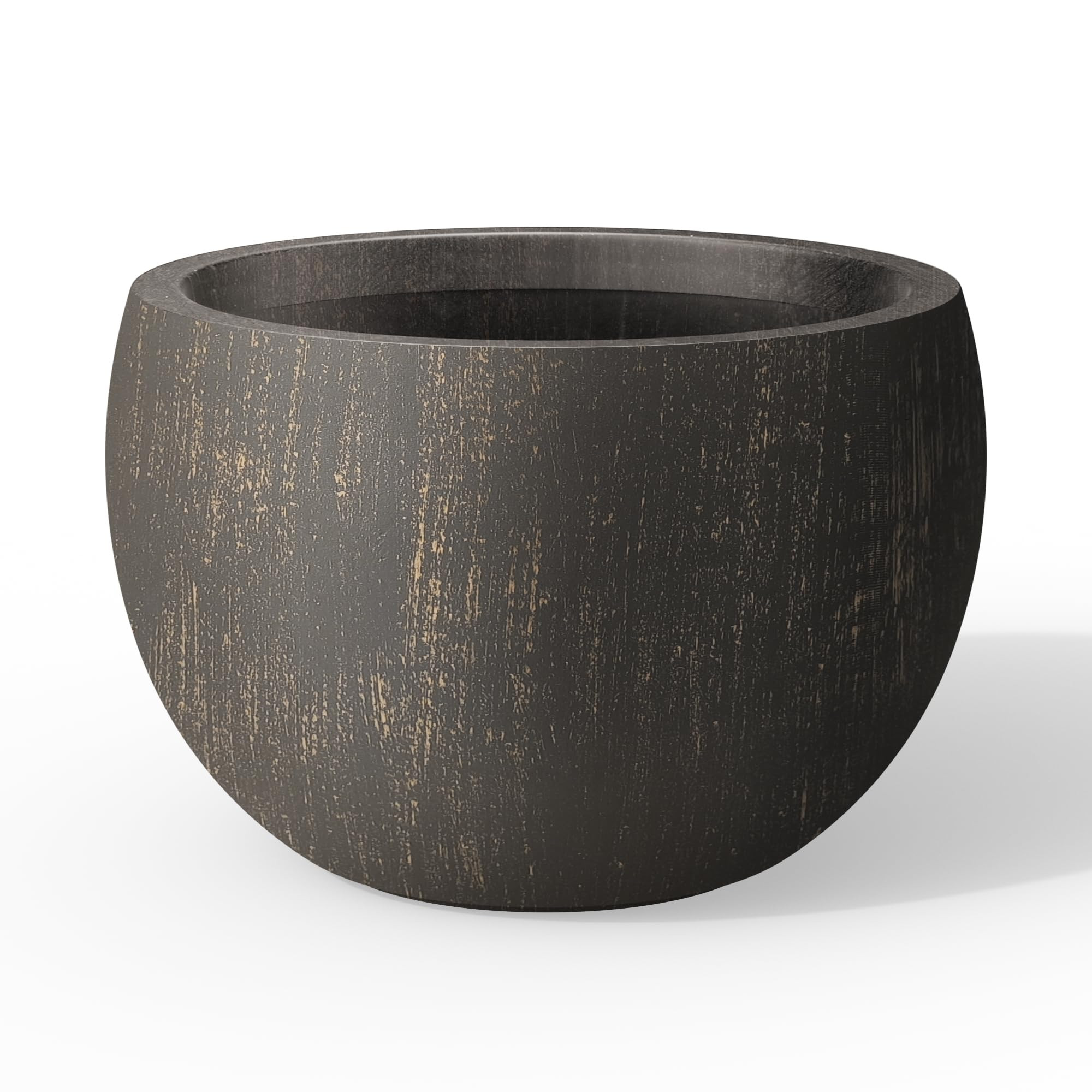 Kante 19.9" Dia Round Concrete Planter, Outdoor/Indoor Large Bowl Plant Pots with Drainage Hole a... | Amazon (US)