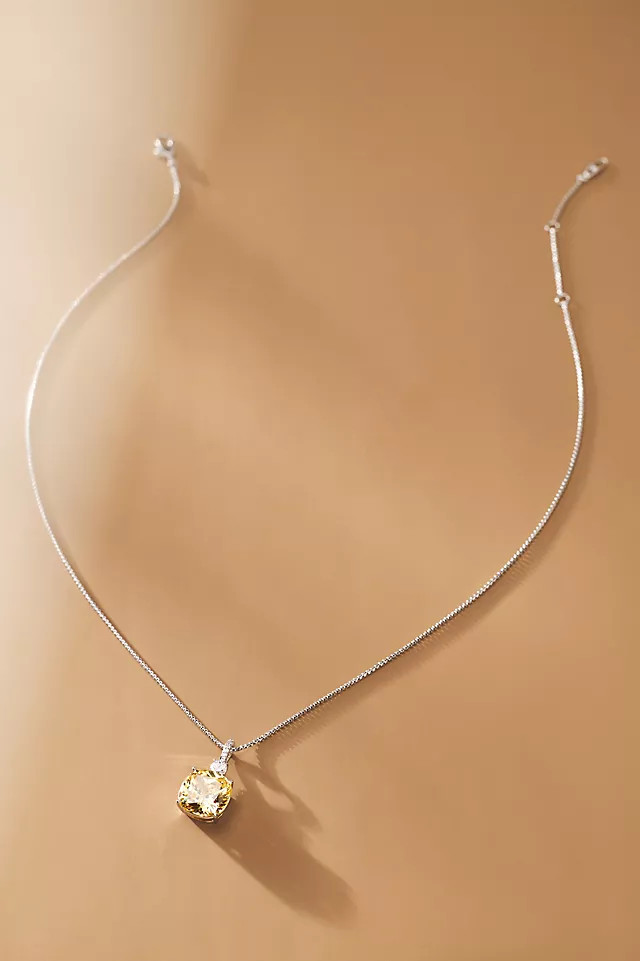 Macaron Yellow Pendant Necklace | Anthropologie (US)