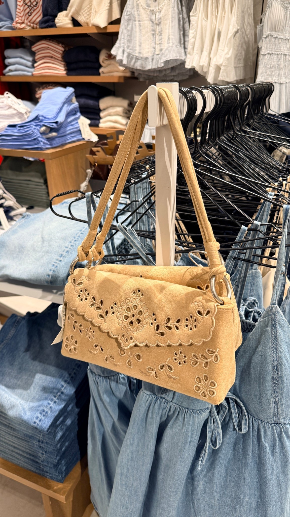 Cute bag from @abercrombie 😍 caught my eye immediately 

Spring bag summer bag embroidered eyelet shoulder bag festival everyday Abercrombie & Fitch

#LTKSpringSale