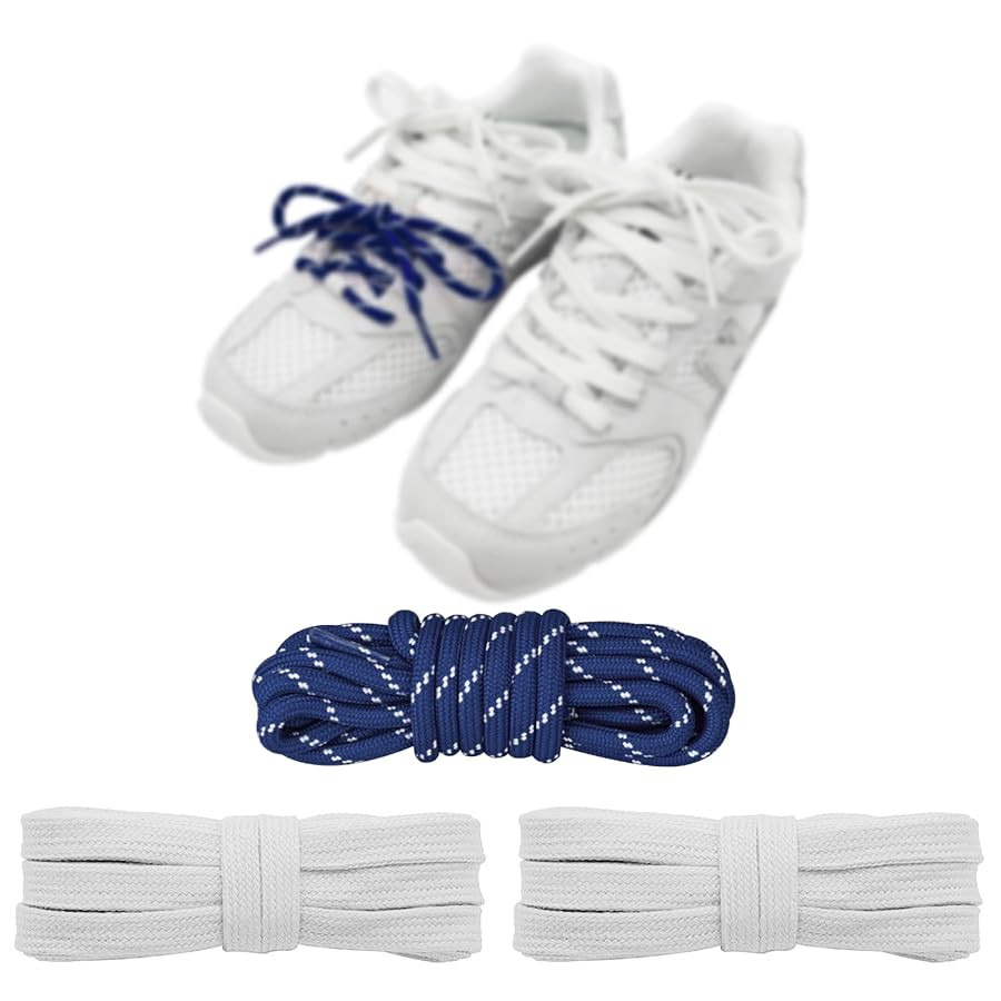 Mixed Color Round Shoe Laces for Samba Sneaker, Flat Leather Shoelaces Replacement Laces kit | Amazon (US)