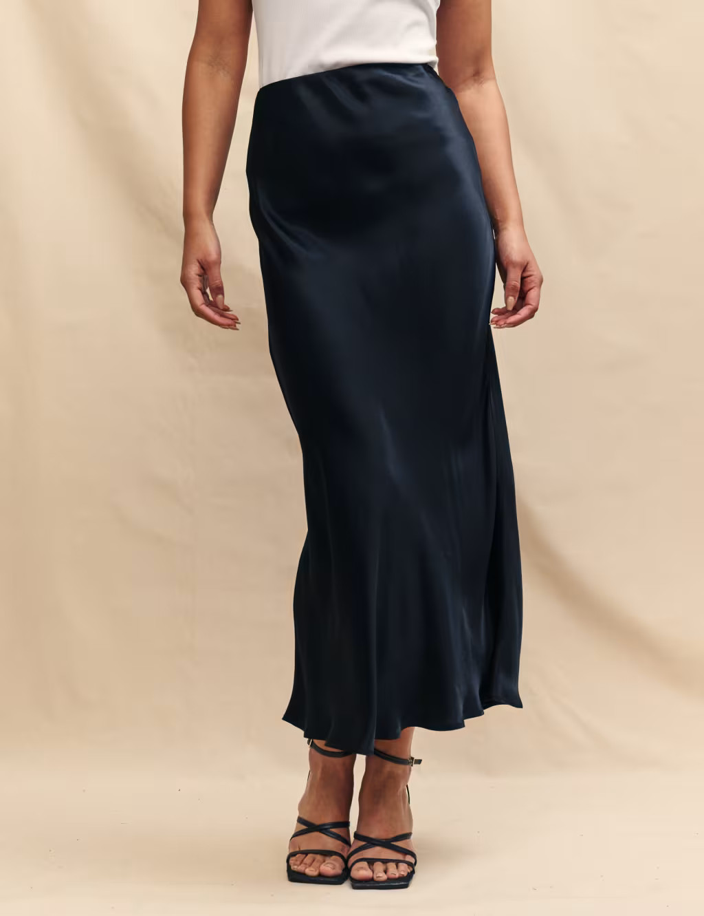 Satin Midi Slip Skirt | Marks & Spencer (UK)