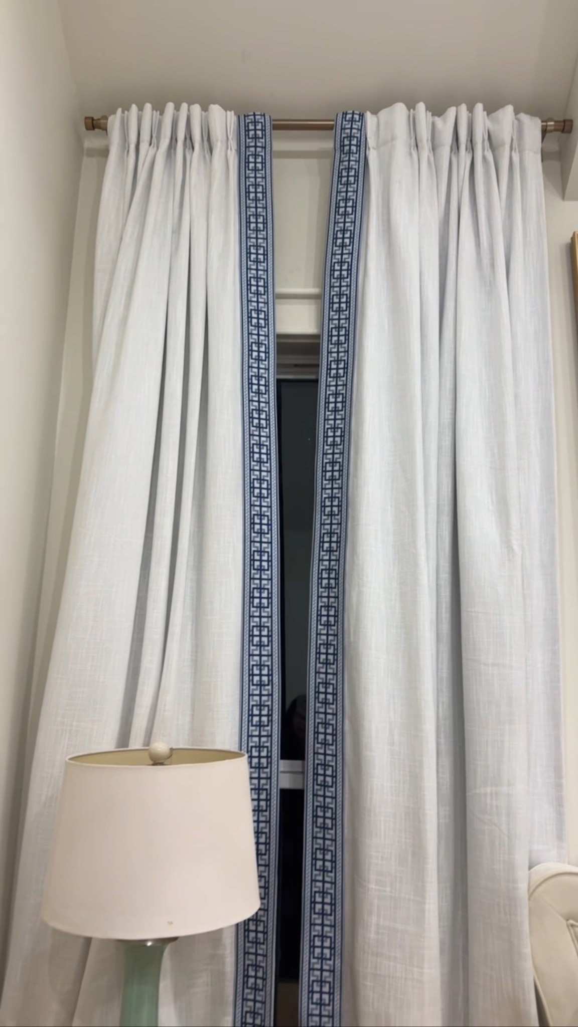 DIY curtain trim! 