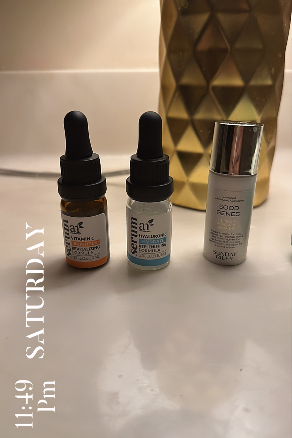 Skincare good genes travel size sizes hyaluronic vitamin c serum Sunday riley artnaturals beauty ltkskincare routine dermaplane 

#LTKFind #LTKbeauty #LTKmidsize