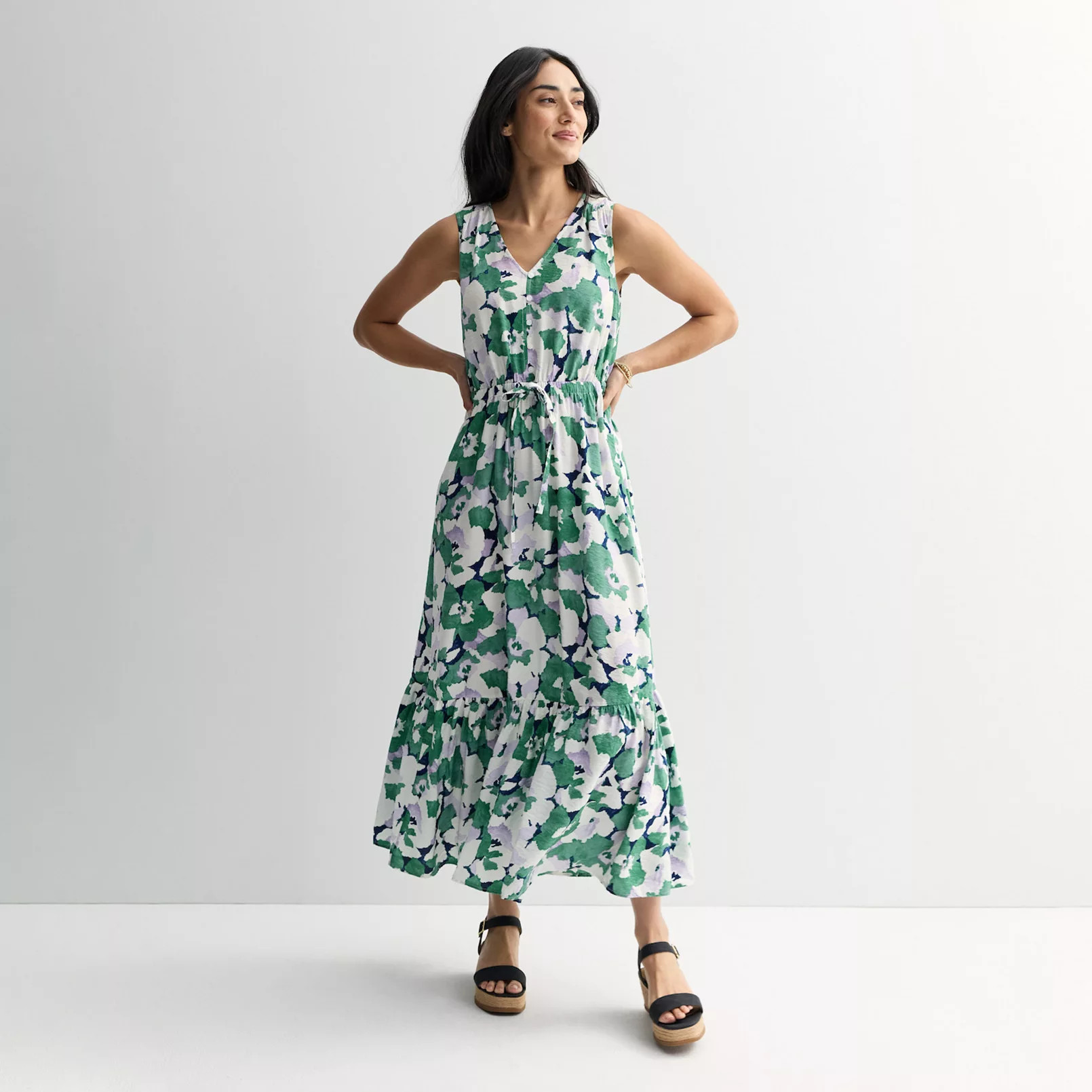 Women's Sonoma Goods For Life® Femme Button Bodice Maxi Dress | Kohl's