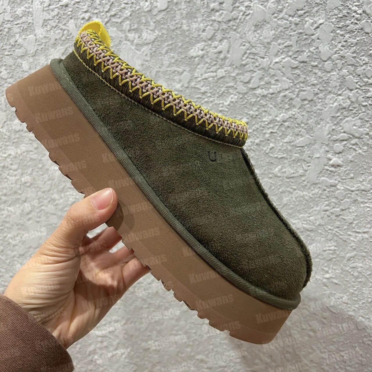 Womens Tazz Slippers Tasman Fur Slides Classic Mustard Seed Ultra Mini Platform Boot Slip-on Les ... | DHGate