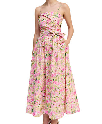 En Saison Women's Arya Straight Neck Maxi Dress - Macy's | Macy's