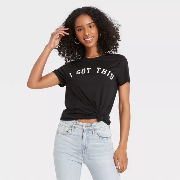 Women's I Got This Short Sleeve Graphic T-Shirt - Black | Target
