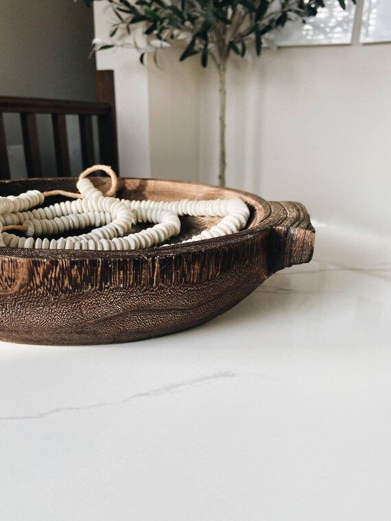 Read the full title
    Carved wooden | Wooden Bowl with Handles | Decorative Bowl | Bowl with Ha... | Etsy (CAD)