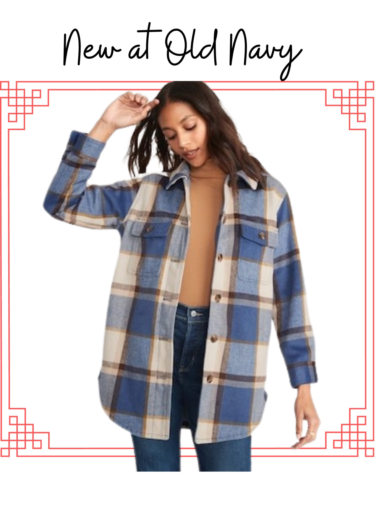 NEW ARRIVAL 
Obsessed with this pattern plaid for fall
#shacket #plaidshacket 

#LTKstyletip #LTKSeasonal #LTKsalealert