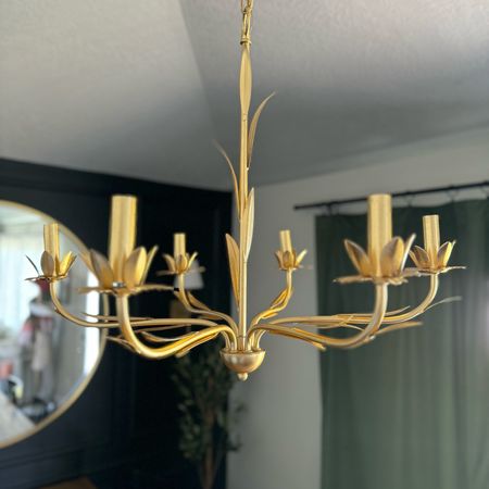 French style gold leaf chandelier from target 

#LTKhome #LTKstyletip #LTKeurope