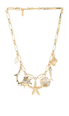 Ettika Shell Charm Necklace in Gold from Revolve.com | Revolve Clothing (Global)