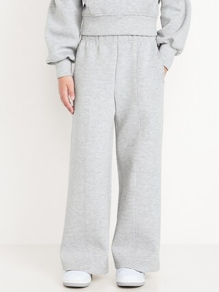 High-Waisted Bounce Fleece Wide-Leg Sweatpants for Girls | Old Navy (US)