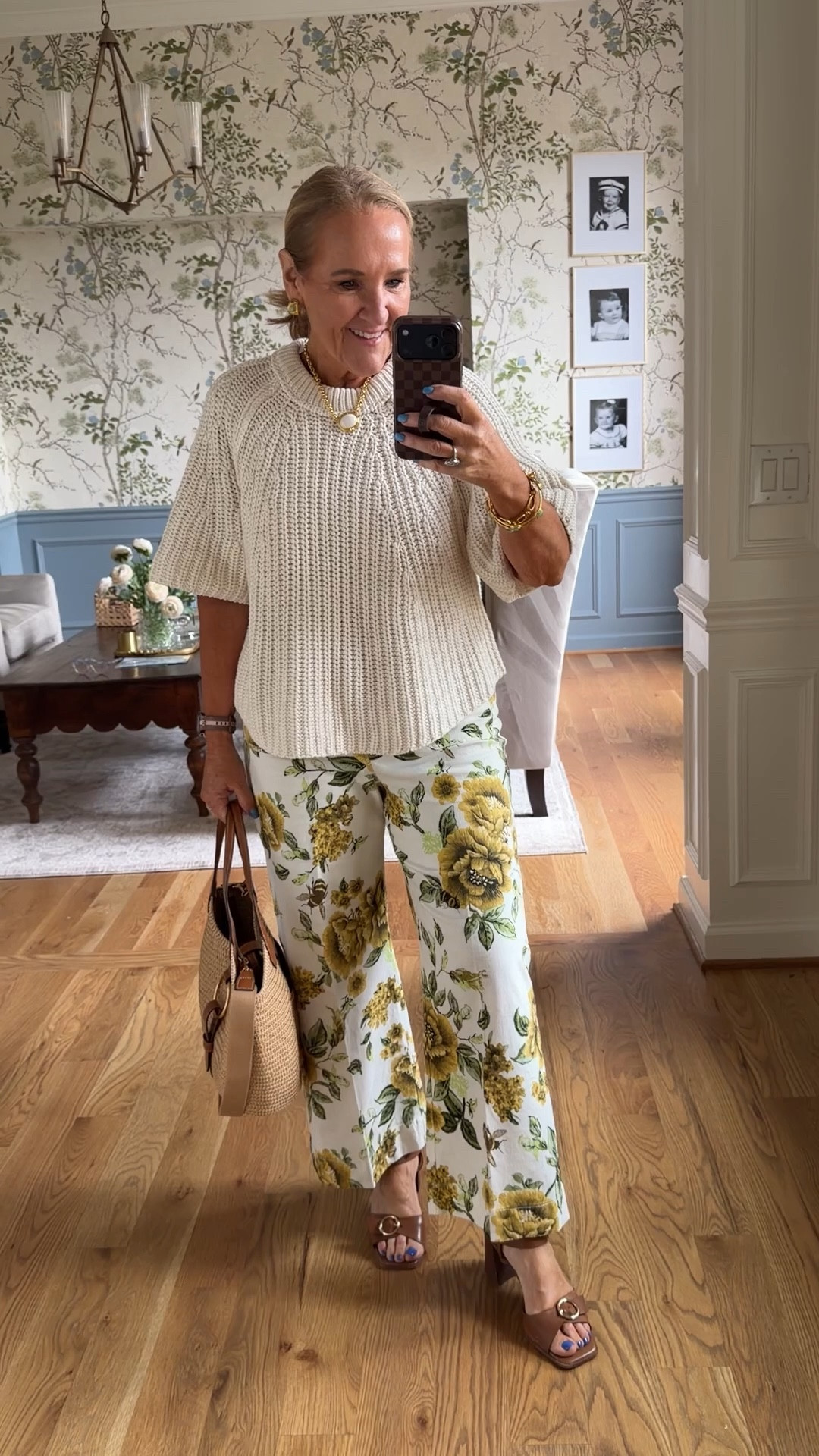 Pants I’m wearing a 29 reg 
Everything else is size medium. 
Spring outfits 

#LTKPetite #LTKOver40 

#LTKSeasonal