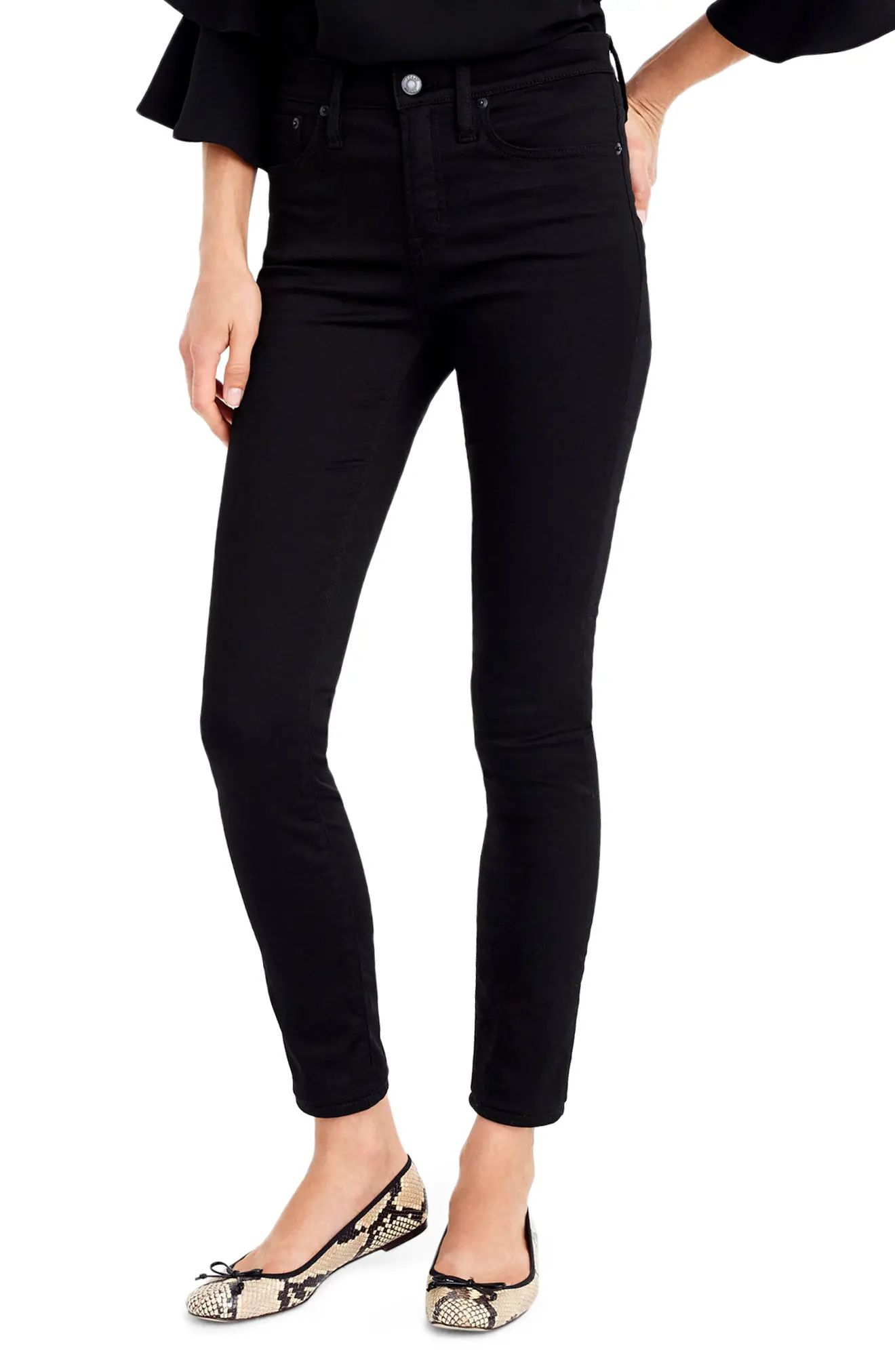 J.Crew Toothpick High Rise Jeans | Nordstrom