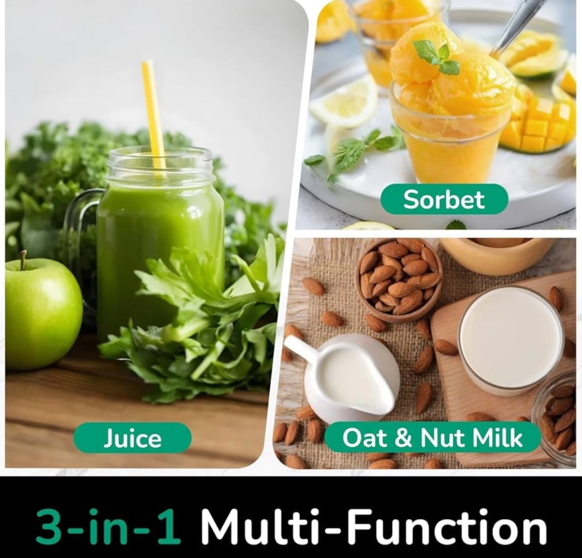 Start your day with fresh pressed juice or home made nut milk for your matcha or coffee with this affordable juicer that is comparable to the Nama! 

#LTKselfcare #LTKdayinmylife #LTKfoodie